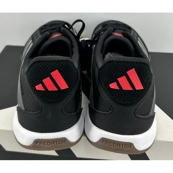 Adidas Predator League IN ID3781 Indoor Soccer Shoes Black Men's Size 8.5 NIB